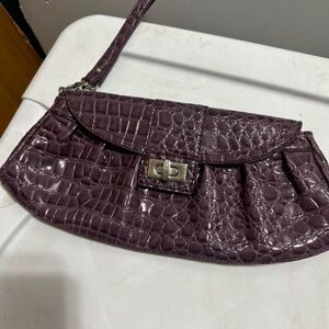 New York & Company Purple Clutch